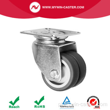 Europetype TPR Light DutyTwin Wheel Caster